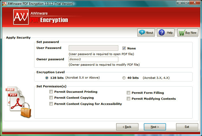 Adobe Pdf Locking Software Screenshot